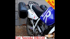 Suzuki DR250 luggage rack system for Givi / Kappa Monokey system or aluminum cases