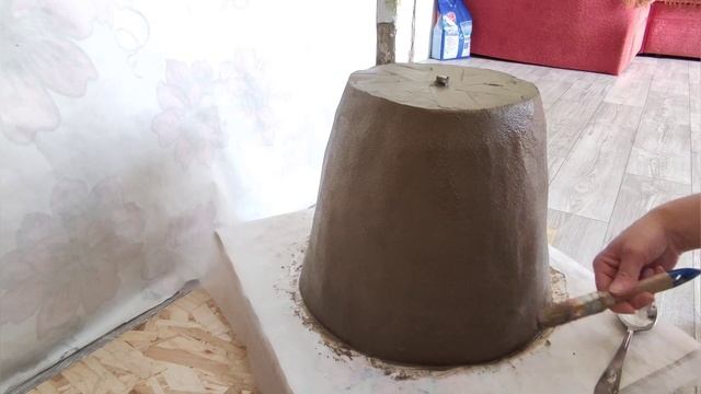 Садовый Вазон на 8 литров, своими руками из цемента смотреть онлайн