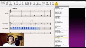 Запись гитары в программе Sibelius