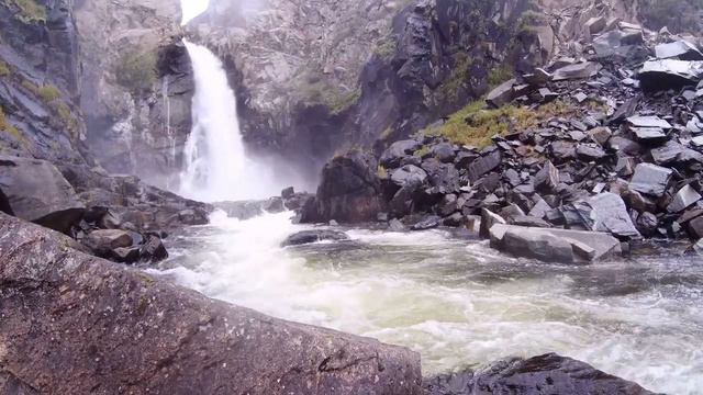 поход, переход с базы до водопада Куркуре. Долина реки Чулышман. Алтай смотреть онлайн