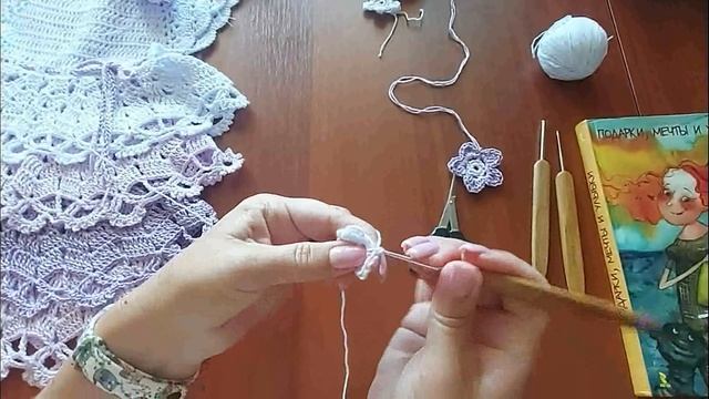 Платье для девочки. МК часть 3. Украшаю. смотреть онлайн