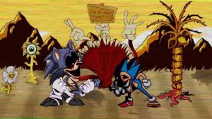 Friday Night Funkin Vs EXE Too slow Encore ( Lord X vs Majin Sonic Cover)