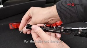 How to change third brake lamp bulbs Peugeot 308 & 307