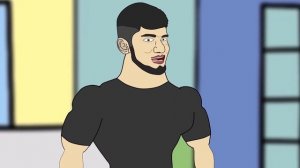 Асхаб Тамаев шея базука (Анимация)