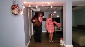 Basic Traditional Bachata  Footwork Father Daughter Halloween Edition 6