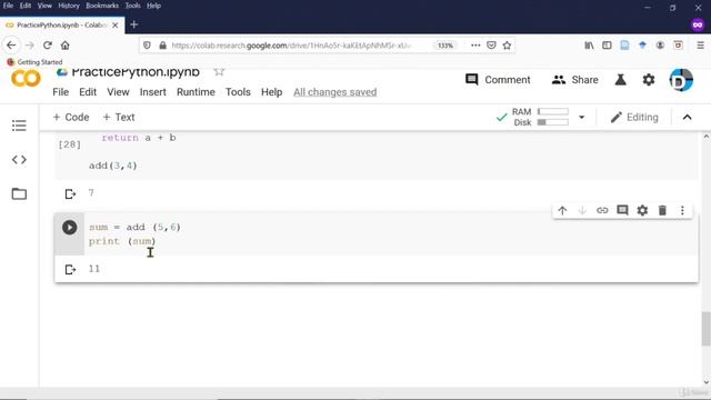 Learn Python Programming with Google Colab