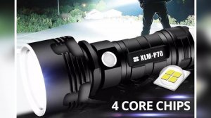 Супер мощный светодиодный фонарик XLM-P70