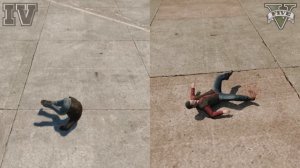 Ragdoll Physics Comparison! [GTA 5 vs GTA 4]