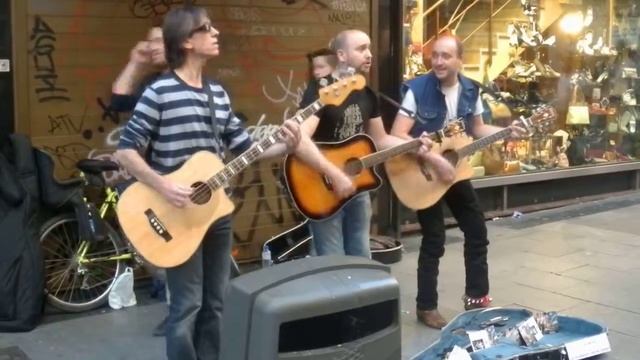 ИСПАНИЯ: уличные музыканты в Мадриде... Spain Madrid смотреть онлайн