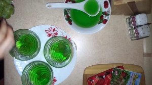 Желе фруктово-молочное. Легкий и быстрый десерт (fruit and milk jelly)