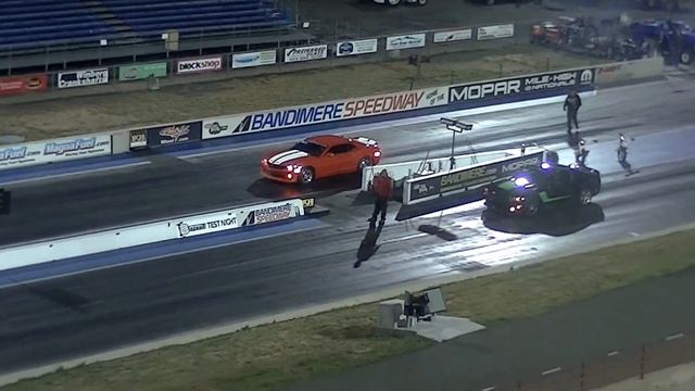 2012 Ford Roush Mustang Stage 3 vs Chevy SS Camaro with Magnacharger at Bandimere смотреть онлайн