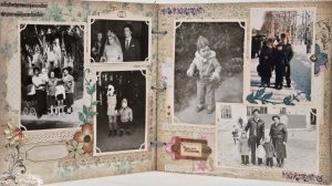 Семейный альбом из фотографий и музыки на День Рождения 75 лет