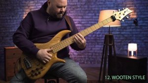 Игра на бас-гитаре. 20 басовых техник в ОДНОЙ песне