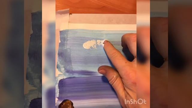 Морской пейзаж гуашью смотреть онлайн