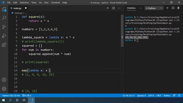 Learn Python - Lambdas and Higher order Functions | Map, Filter, Zip and Reduce