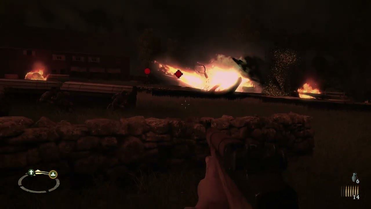 Brothers in Arms. Hells Highway 77 часть Попытки уничтожить 88-мм орудие смотреть онлайн