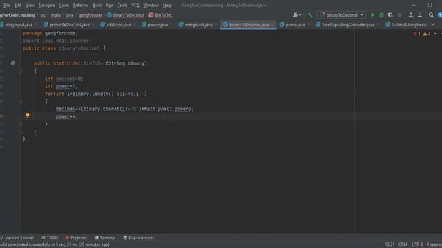 Binary to Decimal || Binary to Decimal converter || Java code for converting binary to decimal смотреть онлайн