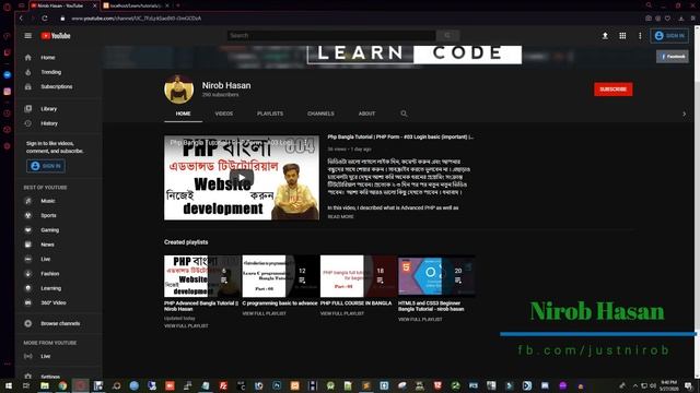 006. Bangla PHP File Handling | Uploading part #01 | ⚡Advanced PHP Tutorial⚡ | Nirob Hasan