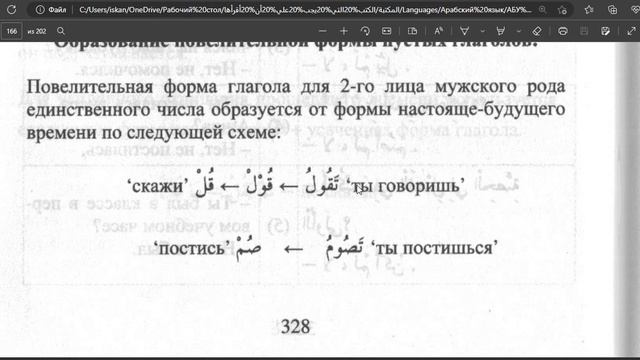 Повелительная форма глагола в арабском языке_Примеры