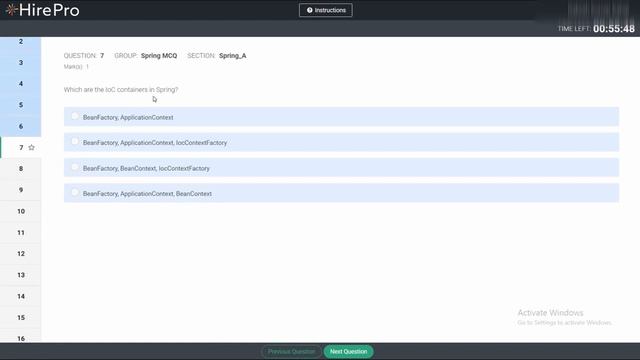 AMDOCS:Online Test | JAVA-SPRING BOOT-MICROSERVICES- HIREPRO TEST | REAL-TIME | PART -1