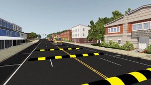 Trucks vs Speed Bumps - BeamNG Drive