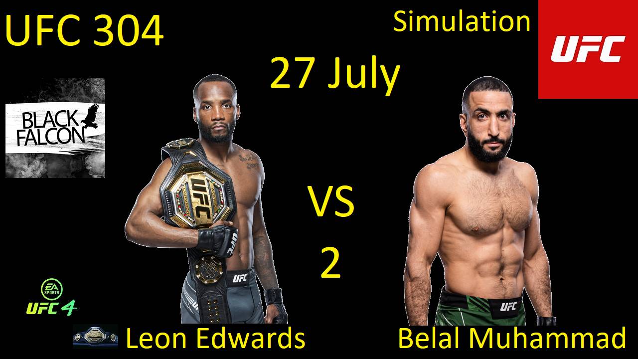 Леон Эдвардс против Белала Мухаммада 2 БОЙ В UFC 4/ UFC 304