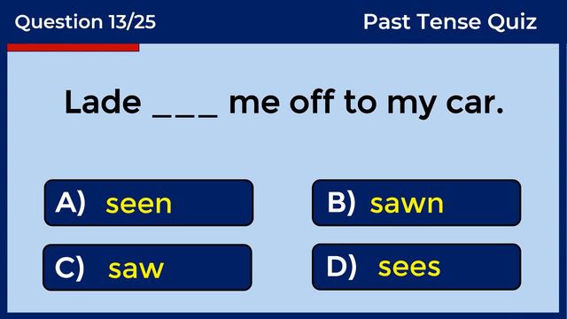 Past Tense Quiz | Can You Pass This Test? #challenge 14 смотреть онлайн