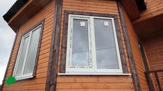 Одноэтажный каркасный дом с эркером. "Понравился своей экстравагантностью." Тула отзыв. смотреть онлайн