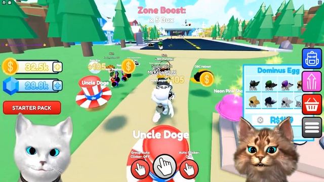 РОБЛОКС НО КАЖДУЮ СЕКУНДУ МЫ БОГАЧЕ! Roblox But You Get Richer Every Кронос и Весёлый кот смотреть онлайн