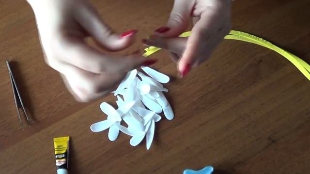 Ромашка из фоамирана Мастер-класс