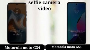 Motorola moto G34 vs Motorola moto G54