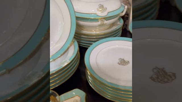 Обзор роскошного столового сервиза конца XIXв. смотреть онлайн