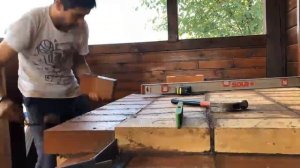 Беседка 6х4 с кирпичным мангалом своими руками, часть 8, мангал кирпичный