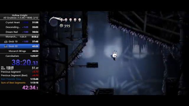 Hollow Knight - Elegy% NMG (1.5.68) in 1:15:49.27 смотреть онлайн