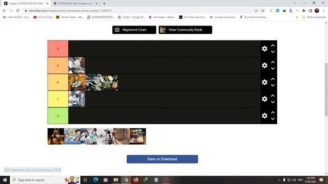 SCIENCE ADVENTURE VISUAL NOVELS RANKED смотреть онлайн