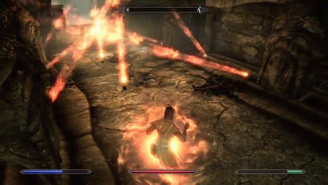 Skyrim SE: Dragonborn Mage VS Volkihar Master Vampire.