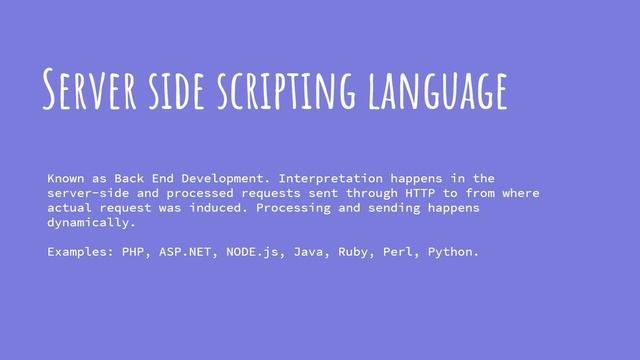 Scripting Languages | What are SL ? | Where are they used ? | Full Details and Complete Info