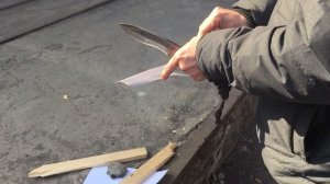 Тест ножа сталь 60с2а