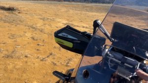 Обзор ветрового стекла на Husqvarna  Norden 901.