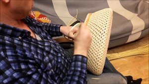 Плетение грибной корзины часть 4