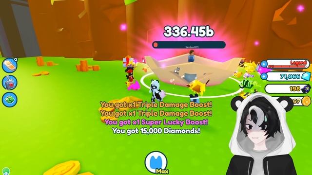 ОЖИВИЛА ПАНДУ в РОБЛОКС! ? Симулятор питомцев Pet Simulator X смотреть онлайн