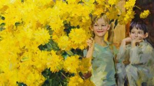 Золотые шары детства на картинах художников.