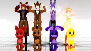MMD фнаф танцы
