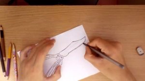 Как нарисовать НОЖ-БАБОЧКУ из CS:GO