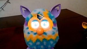 Как Ферби Бум засыпает. Furby Boom sleep