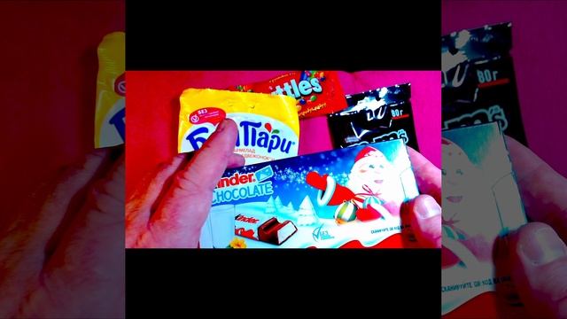 Candy's ASMR lollipops satisfying video relaxing M&Ms Kinder Oreo Skittles Twix Mars #shorts  (3)