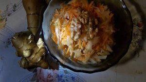 Салат из топинамбура