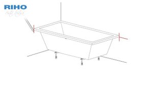 Монтаж акриловой ванны Riho