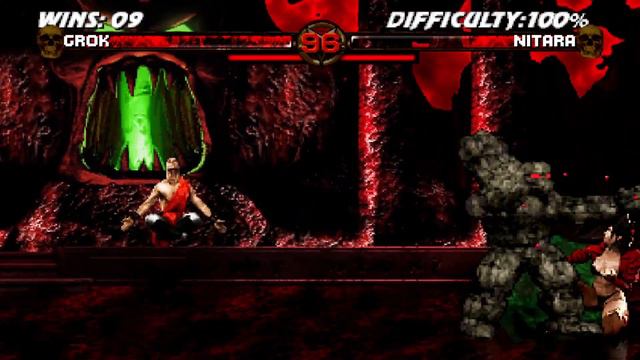 Mortal Kombat Blood Storm Vs Krossed Realms (Grok)