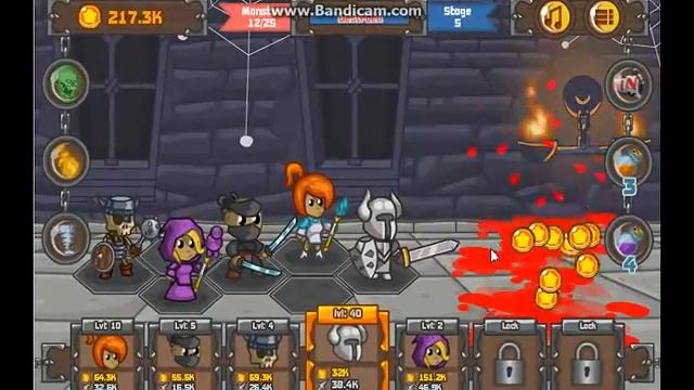 Dungeon Clicker - Quest To Get all heroes смотреть онлайн